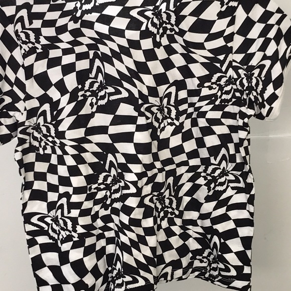 Angel Energy brand black Butterfly Crop - Picture 4 of 7